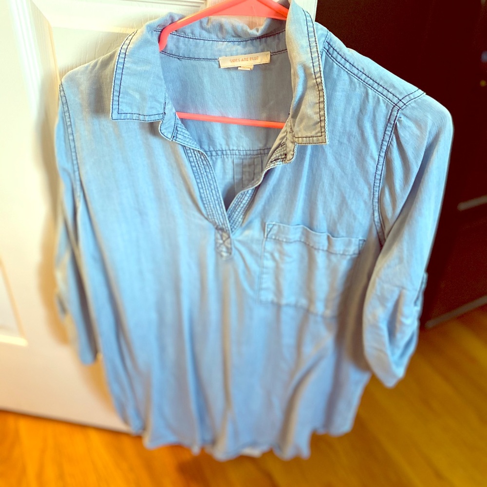 Skies are Blue Denim shirt